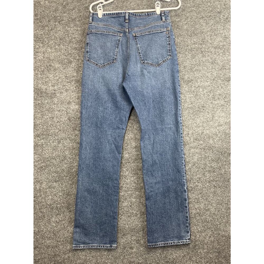 Madewell Blue Straight Leg Jeans - Picture 4 of 15